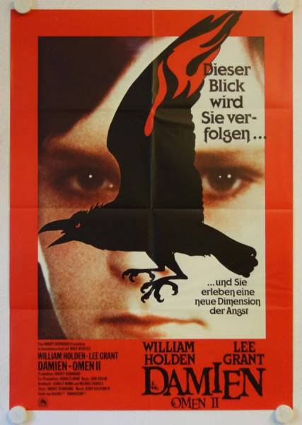 Damien Omen II originales deutsches Filmplakat